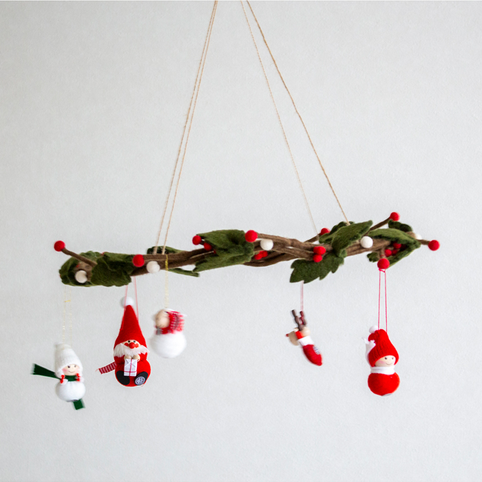 ノルディカニッセ 2025 新作 オーナメント 男の子 マフラー NORDIKA nisse クリスマスツリー 雑貨 木製 人形 北欧 NRD130009