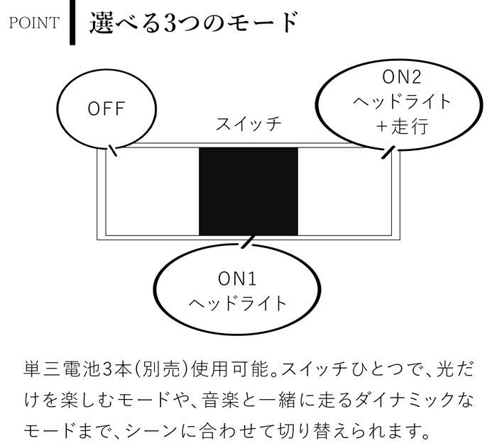 ミュージカルムービングサンタバイク LEDライト 動く メロディー クリスマス おもちゃ ウィリー LED 電池式 TB46072RD