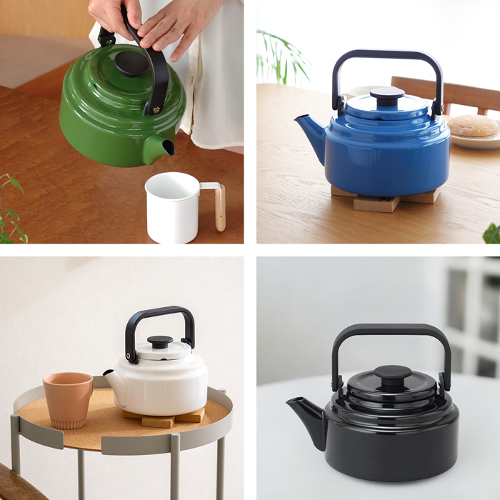 野田琺瑯 ケトル アムケトル ホーロー やかん ノダ ホーロー 2L IH対応 ガス火対応 直火対応 おしゃれ 日本製 AM-20K