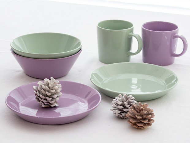 イッタラ ティーマ プレート 17cm ライトライラック セージグリーン iittala Teema 北欧 食器 取皿 デザート皿