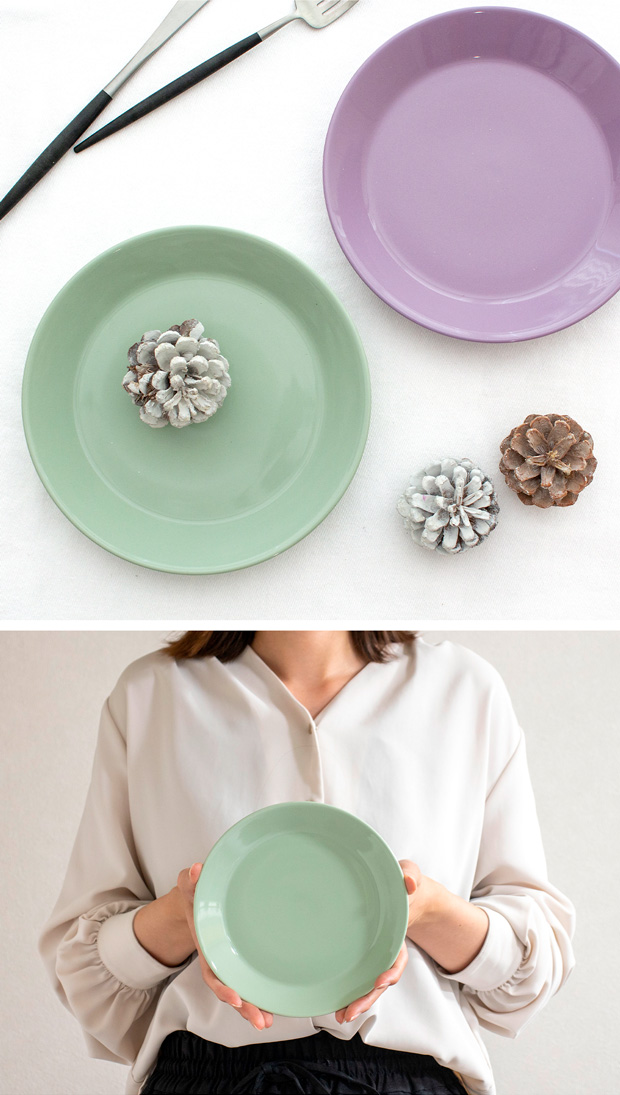 イッタラ ティーマ プレート 17cm ライトライラック セージグリーン iittala Teema 北欧 食器 取皿 デザート皿