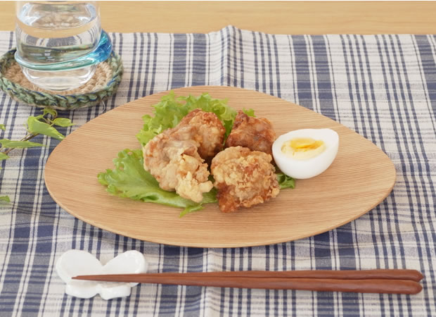 木製食器 皿 プレート 木製 食器 マロン型 日本製 Natural Plywood Dish Marron M GOLD CRAFT ゴールドクラフト