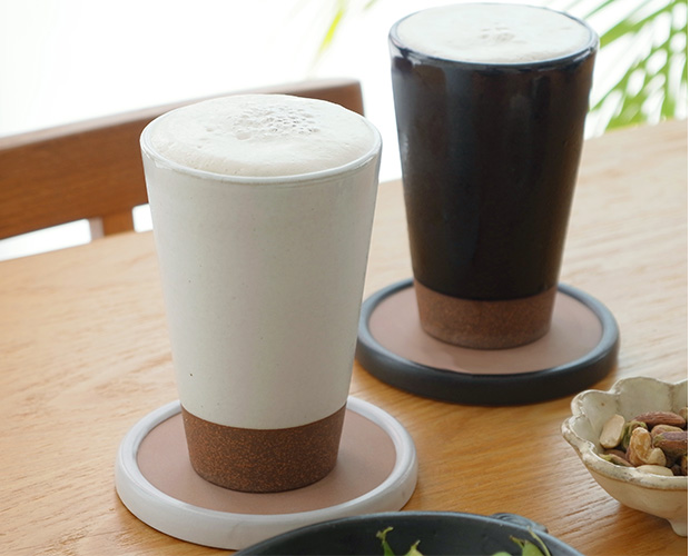 かもしか道具店 コースター 10.5cm 豆皿 陶器  日本製 萬古焼