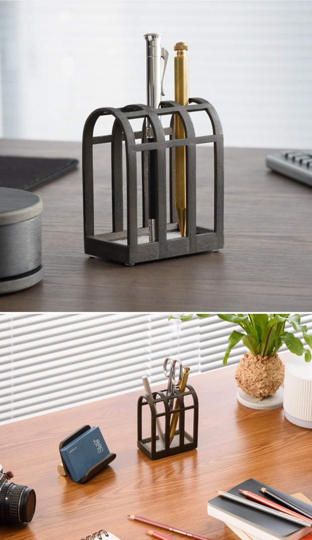 GUDEE ペンスタンド ペン立て ペンホルダー 文房具 木製 竹 ORSON Pen holder GudeeLife　GUDEE